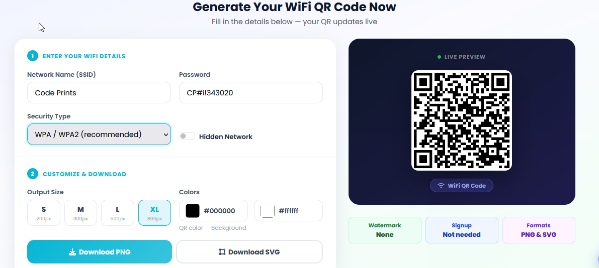WiFi QR Code Generator: Share Your WiFi Password Instantly Without Typing